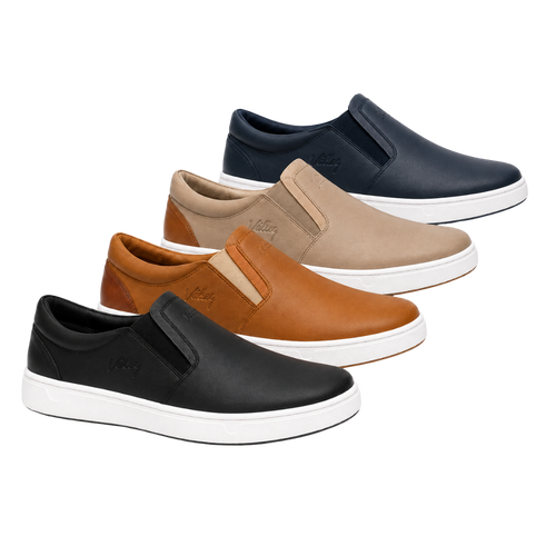 MOCASIN ORTOPEDIC CABALLERO VELEZ DE CUERO | ¡PRECIO ESPECIAL 50% OFF! + CAJA
