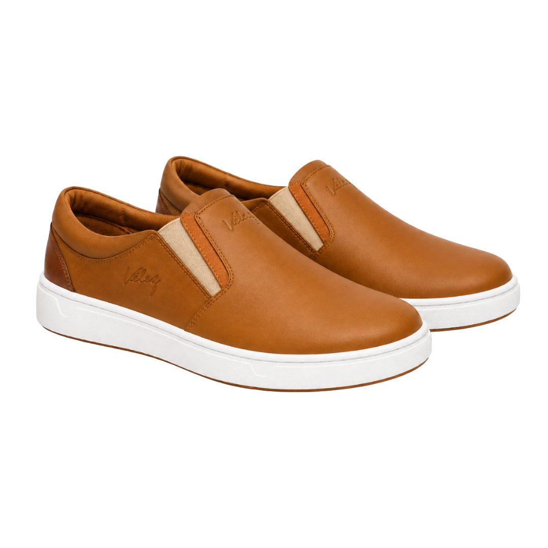 MOCASIN ORTOPEDIC CABALLERO VELEZ DE CUERO | ¡PRECIO ESPECIAL 50% OFF! + CAJA