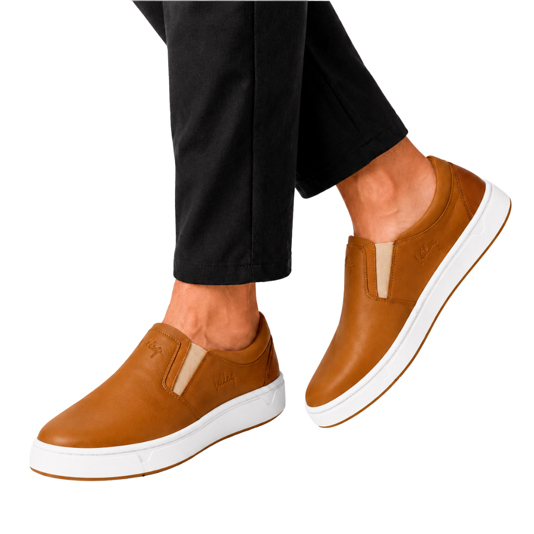 MOCASIN ORTOPEDIC CABALLERO VELEZ DE CUERO | ¡PRECIO ESPECIAL 50% OFF! + CAJA