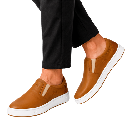 MOCASIN ORTOPEDIC CABALLERO VELEZ DE CUERO | ¡PRECIO ESPECIAL 50% OFF! + CAJA