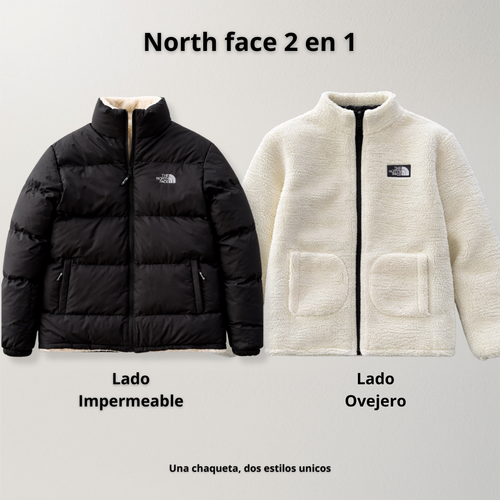 Chaqueta North Face 2 En 1 ❄️