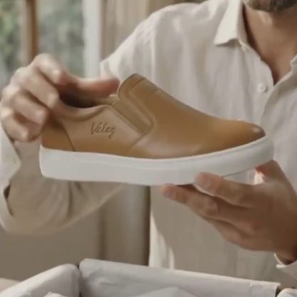MOCASIN ORTOPEDIC CABALLERO VELEZ DE CUERO | ¡PRECIO ESPECIAL 50% OFF! + CAJA